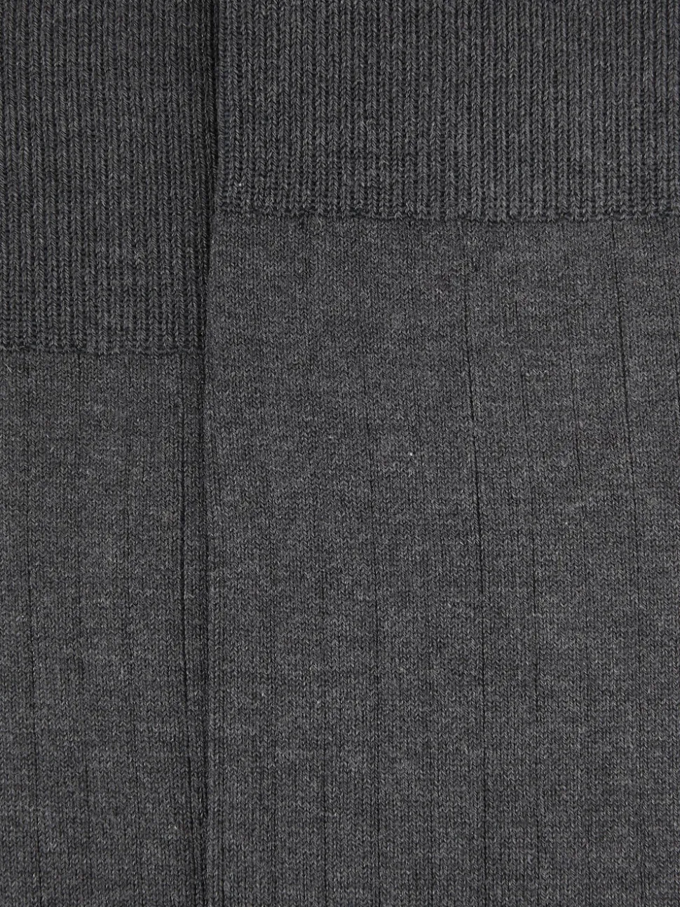 Reiss Charcoal Fela Cotton-Blend Ribbed Socks