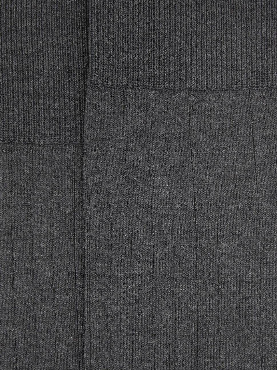 Reiss Charcoal Fela Cotton-Blend Ribbed Socks