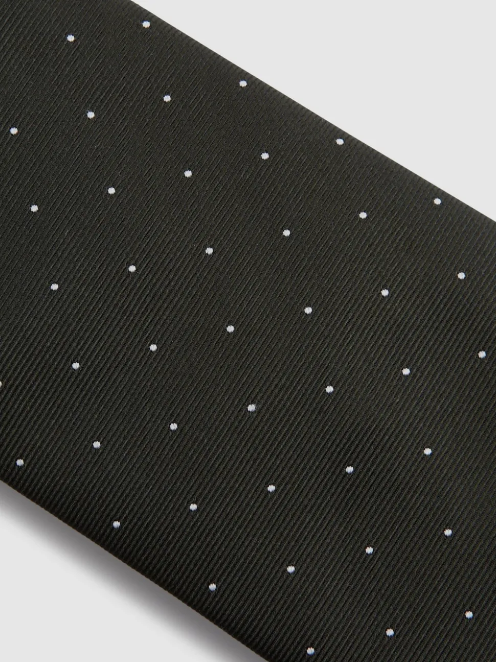 Reiss Dark Green Liam Polka Dot Silk Tie