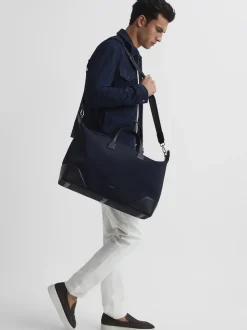 Reiss Dark Navy Elliot Neoprene Holdall