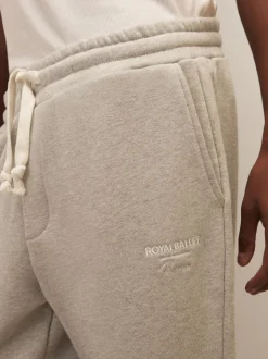 Reiss Grey Melange Jeté Reiss | Royal Ballet Cuffed Joggers