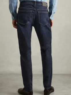Reiss Indigo Blue Wash Picton Cotton-Stretch Slim-Fit Jeans