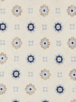 Reiss Ivory Cosimo Silk Floral-Medallion Tie
