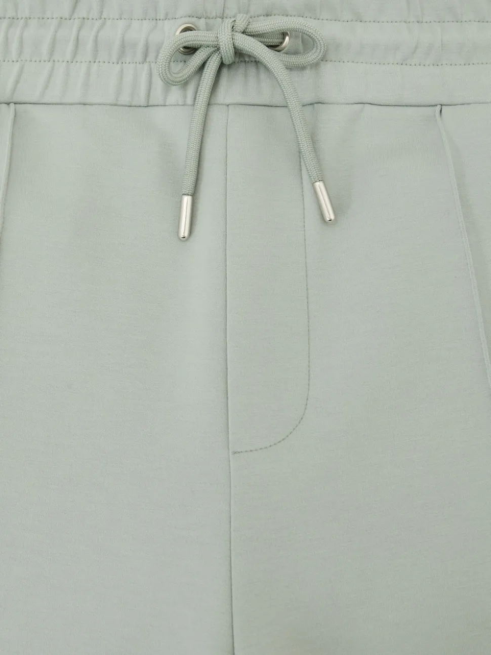 Reiss Mint Green Premier Stretch-Jersey Tailored Joggers