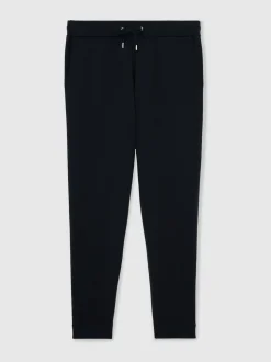 Reiss Navy Billings Merino Wool-Blend Cuffed Joggers