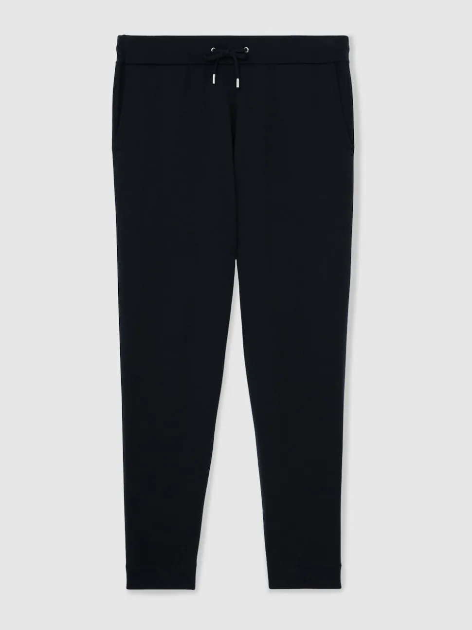 Reiss Navy Billings Merino Wool-Blend Cuffed Joggers