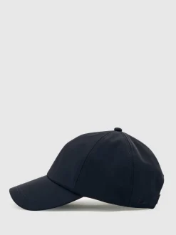 Reiss Navy Brogan Embroidered Logo Tech Baseball Cap