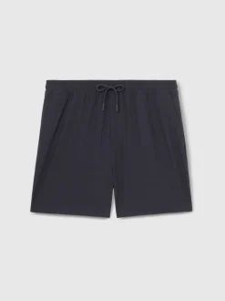 Reiss Navy Cliff Drawstring Swim Shorts