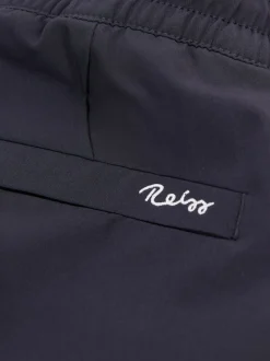 Reiss Navy Cliff Drawstring Swim Shorts