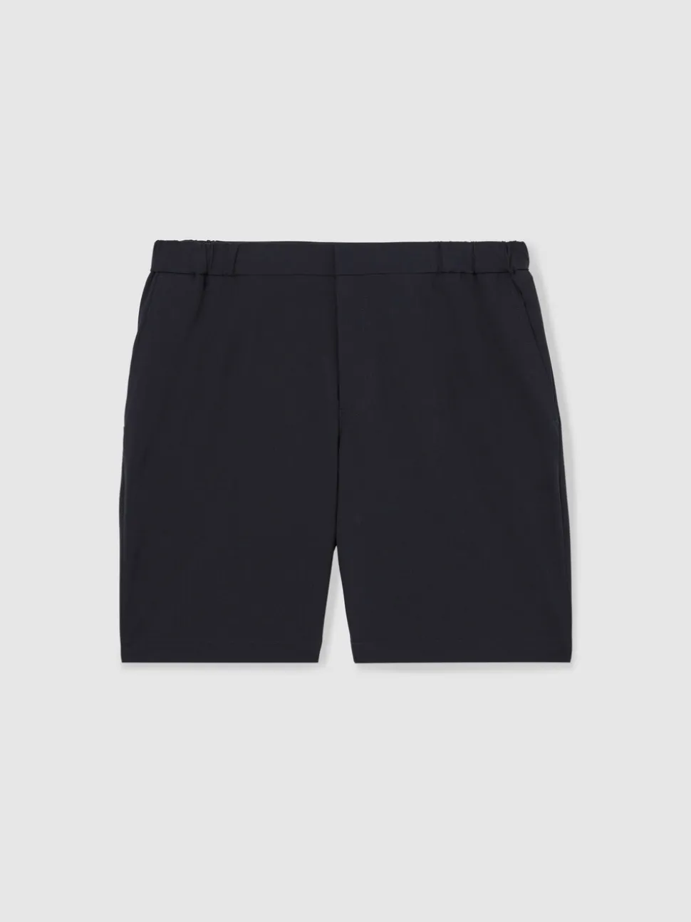 Reiss Navy Deck Drawstring Chino Shorts
