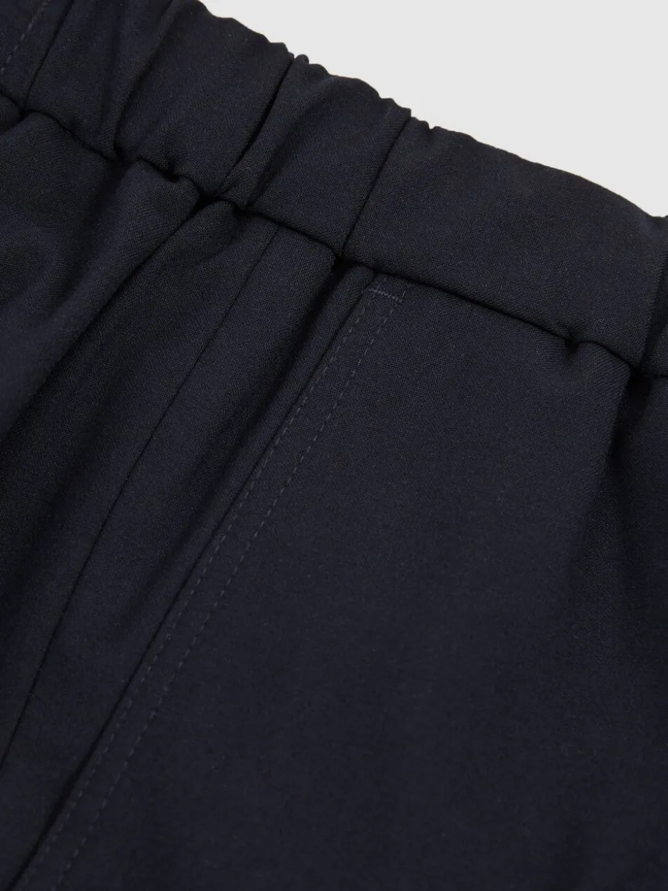 Reiss Navy Deck Drawstring Chino Shorts