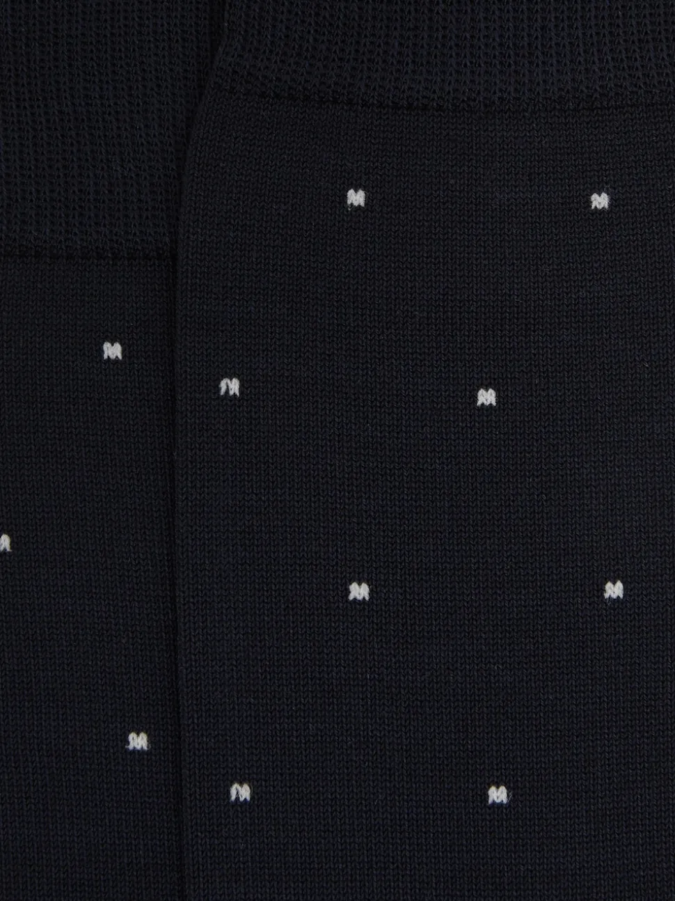 Reiss Navy Mario Spot Polka Dot Socks
