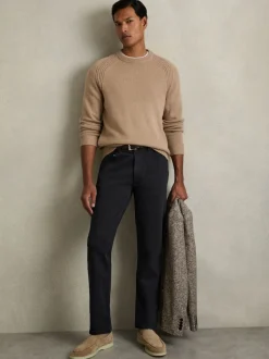 Reiss Navy Picton Cotton-Stretch Slim-Fit Jeans