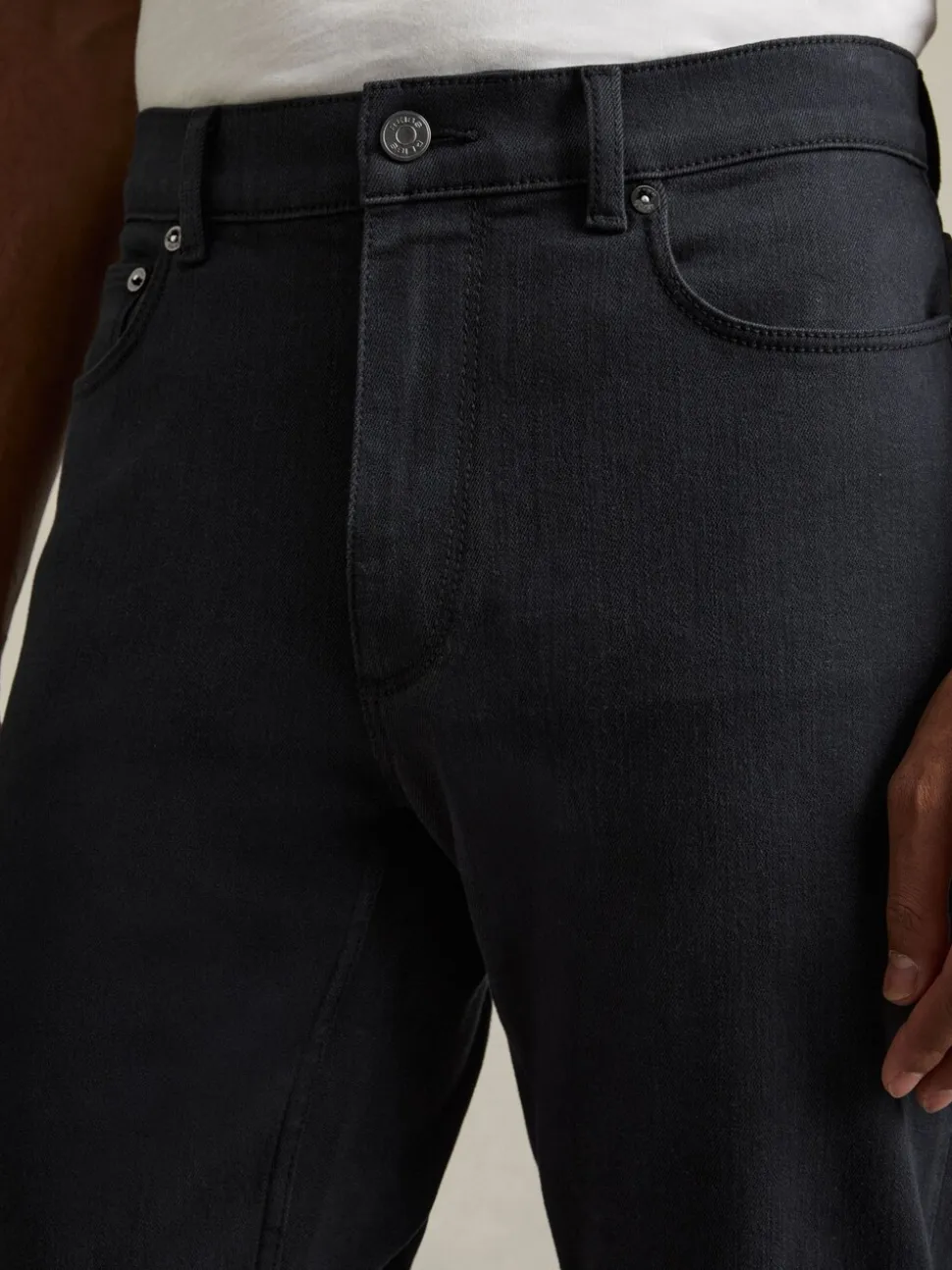 Reiss Navy Picton Cotton-Stretch Slim-Fit Jeans
