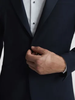 Reiss Navy Poker Modern Fit Performance Dinner Jacket