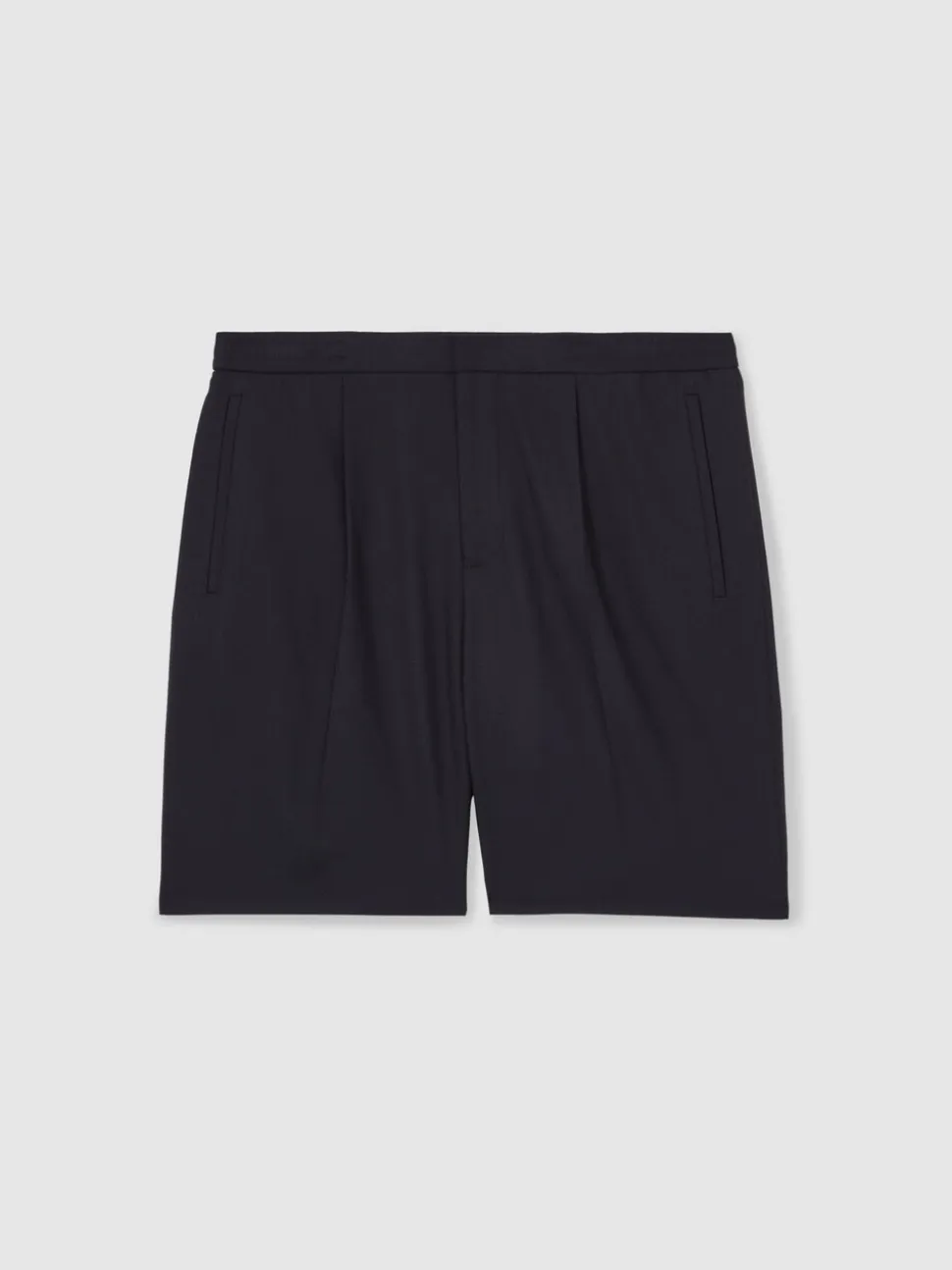 Reiss Navy Sussex Relaxed Drawstring Shorts