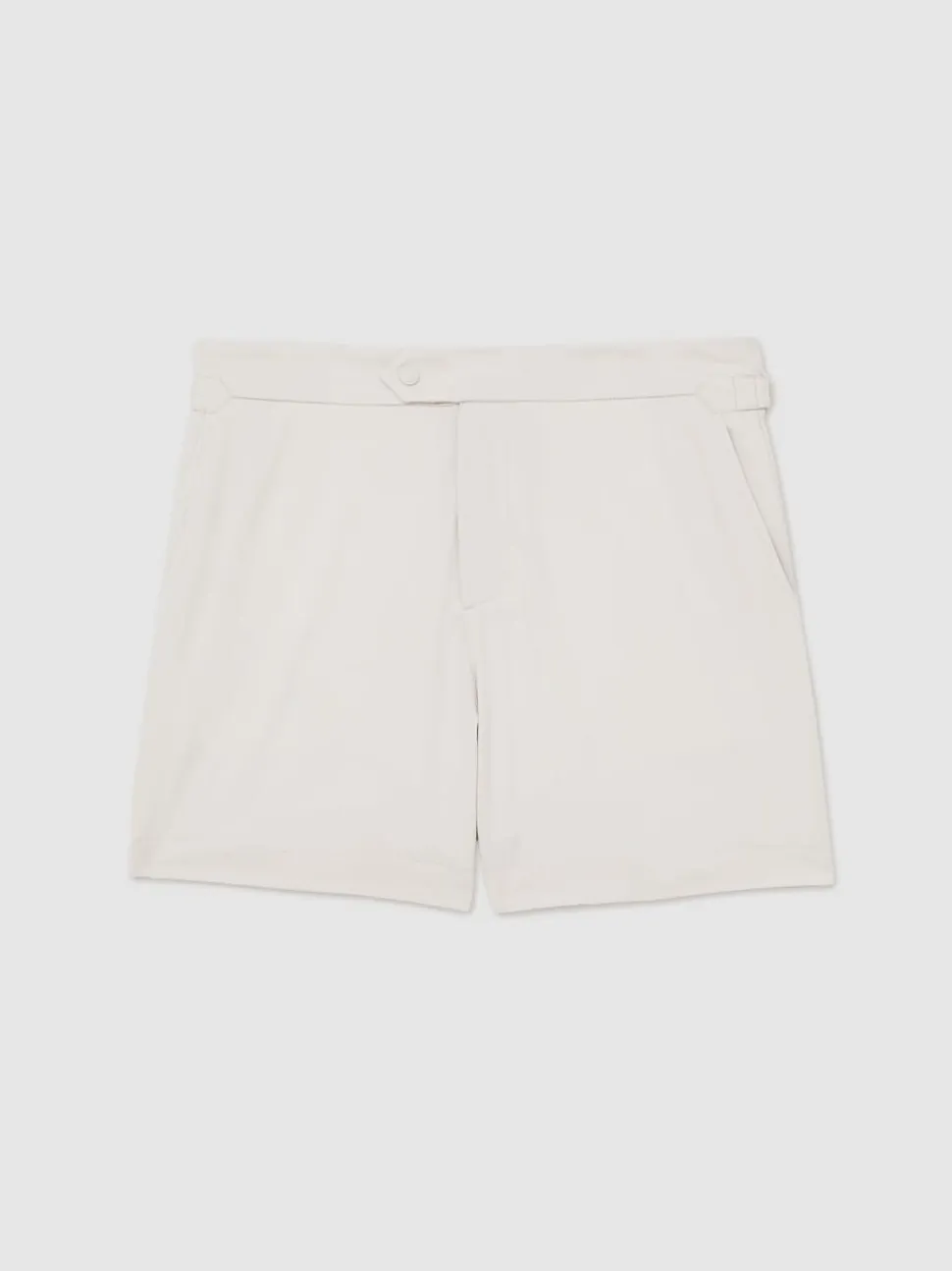 Reiss Off White Sun Side-Adjuster Swim Shorts