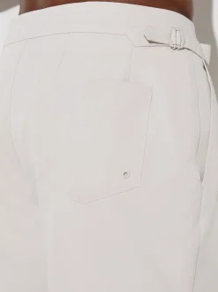 Reiss Off White Sun Side-Adjuster Swim Shorts