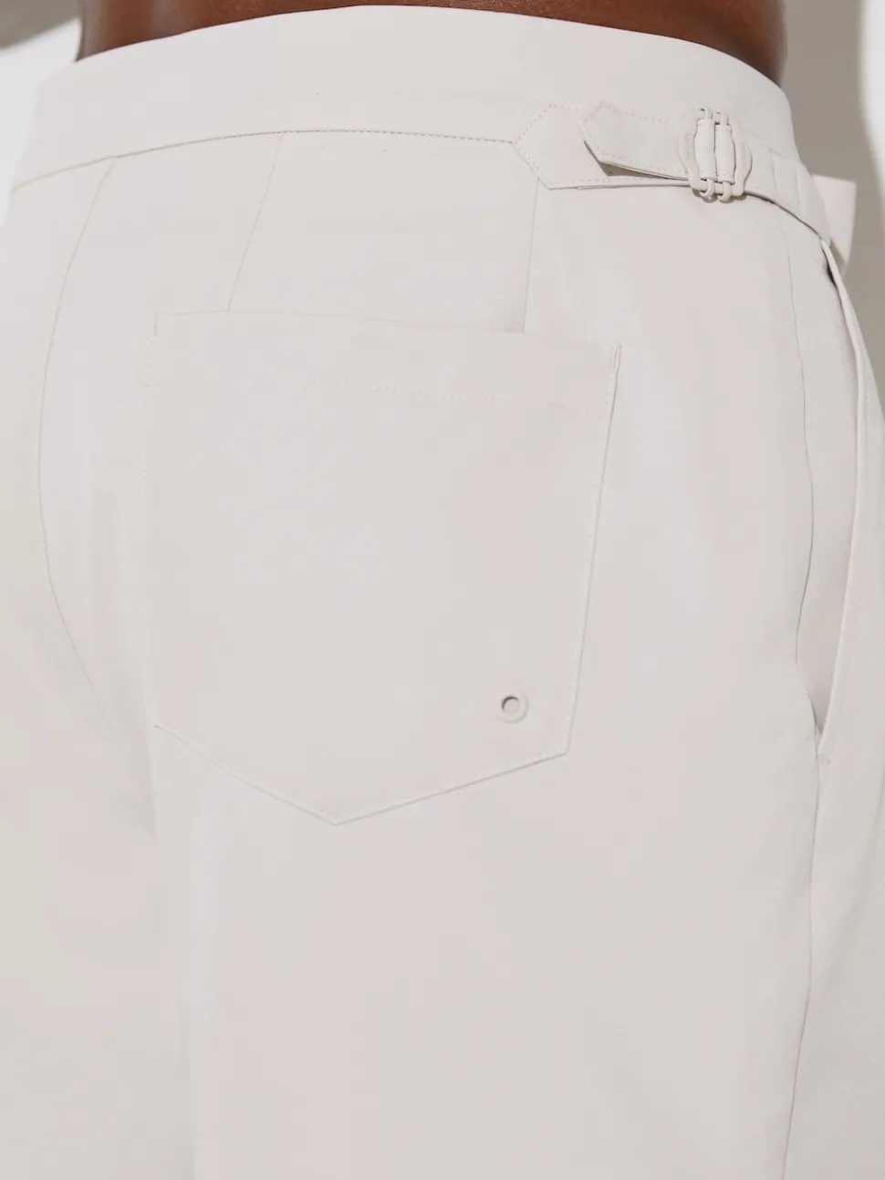 Reiss Off White Sun Side-Adjuster Swim Shorts