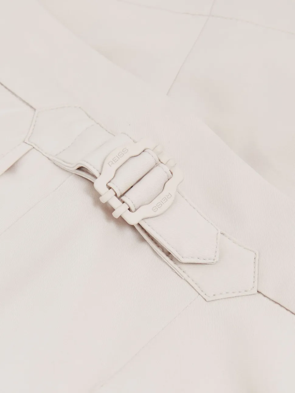 Reiss Off White Sun Side-Adjuster Swim Shorts