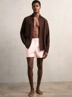 Reiss Pink Cliff Drawstring Swim Shorts