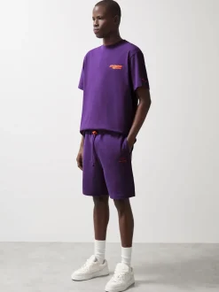 Reiss Purple Knox McLaren F1 Team Drawstring Shorts
