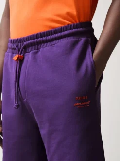 Reiss Purple Knox McLaren F1 Team Drawstring Shorts