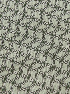Reiss Sage Bernardo Silk Geometric-Chain Print Tie
