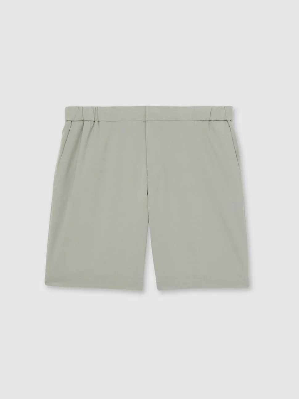 Reiss Sage Green Deck Drawstring Chino Shorts