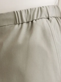 Reiss Sage Green Deck Drawstring Chino Shorts