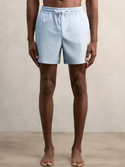 Reiss Soft Blue Cliff Drawstring Swim Shorts