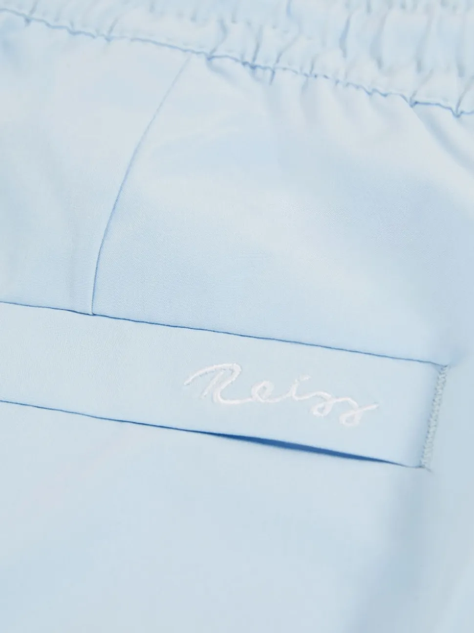 Reiss Soft Blue Cliff Drawstring Swim Shorts