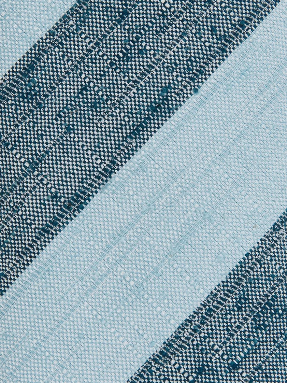 Reiss Soft Blue Ercole Silk-Blend Textured Stripe Tie