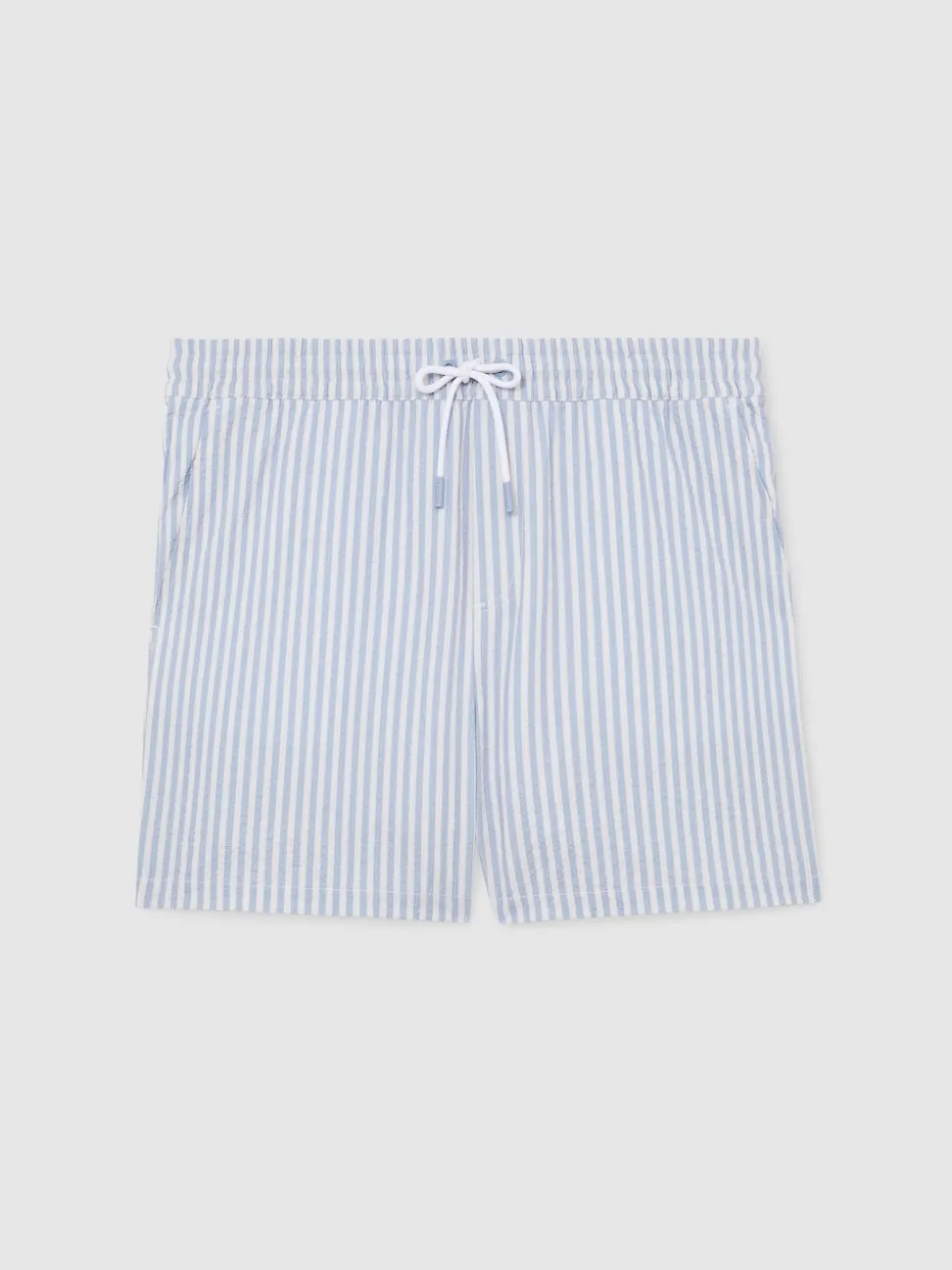 Reiss Soft Blue/White Bay Swim Shorts