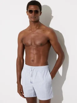 Reiss Soft Blue/White Bay Swim Shorts