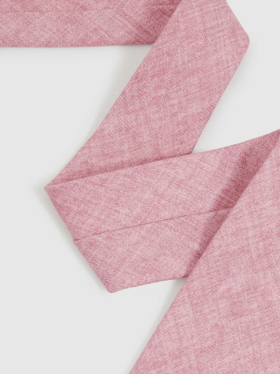 Reiss Soft Pink Melange Azzurro Melange Silk Tie