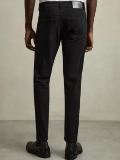 Reiss Stay Black Picton Cotton-Stretch Slim-Fit Jeans