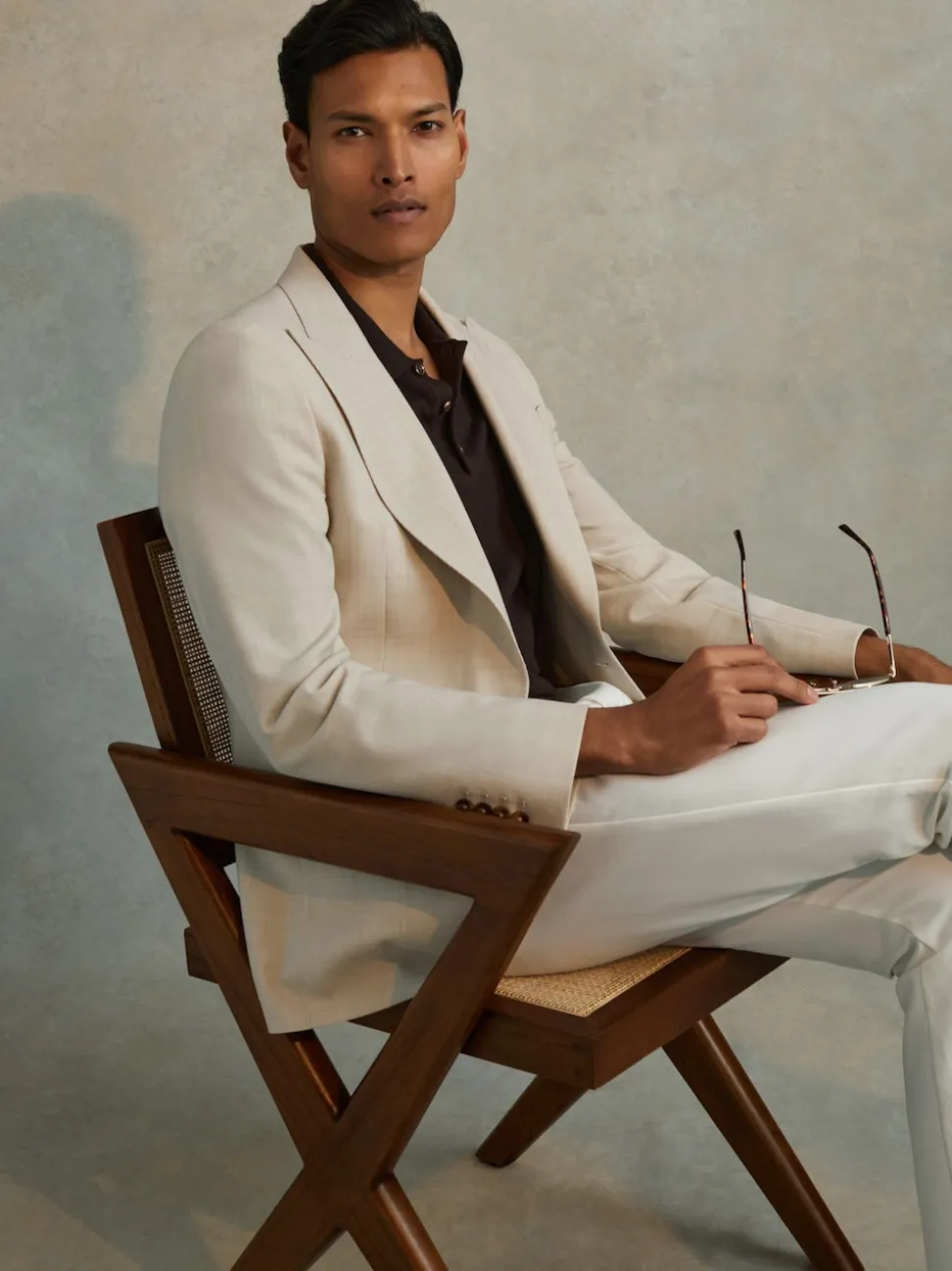 Reiss Stone Belmont Sb Slim Fit Single Breasted Blazer