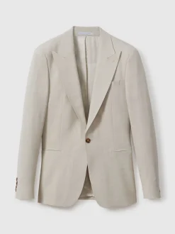 Reiss Stone Belmont Sb Slim Fit Single Breasted Blazer