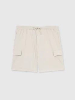 Reiss Stone Climb Short Drawstring Technical Cargo Shorts