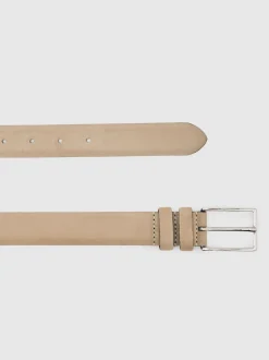 Reiss Stone Dante Suede Belt