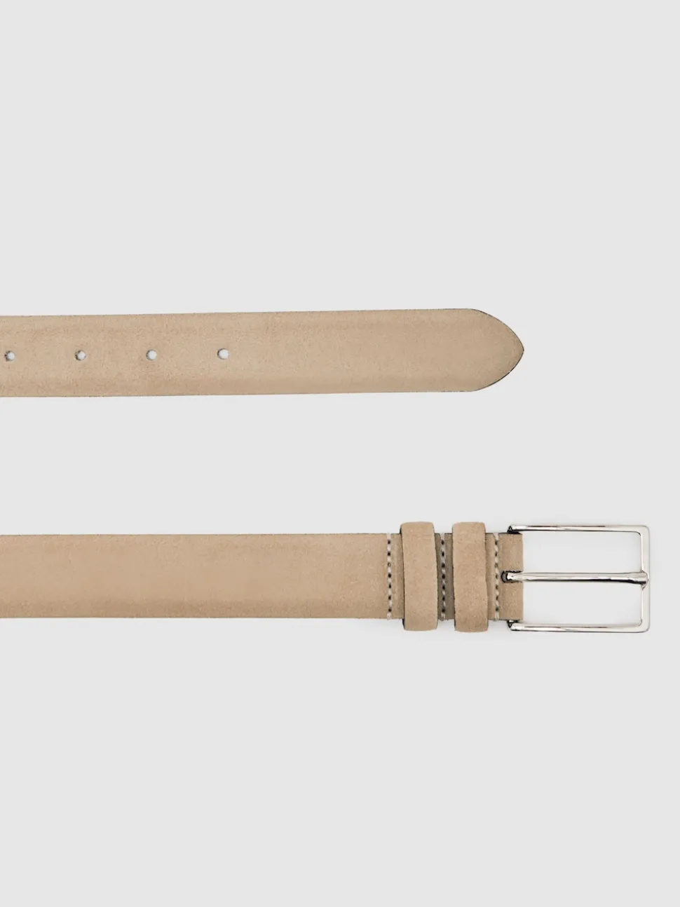 Reiss Stone Dante Suede Belt