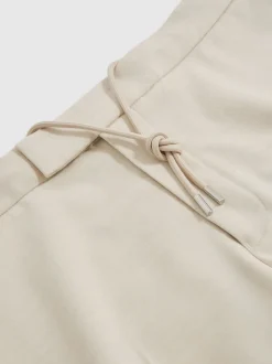Reiss Stone Found Stretch Slim Fit Drawstring Trousers