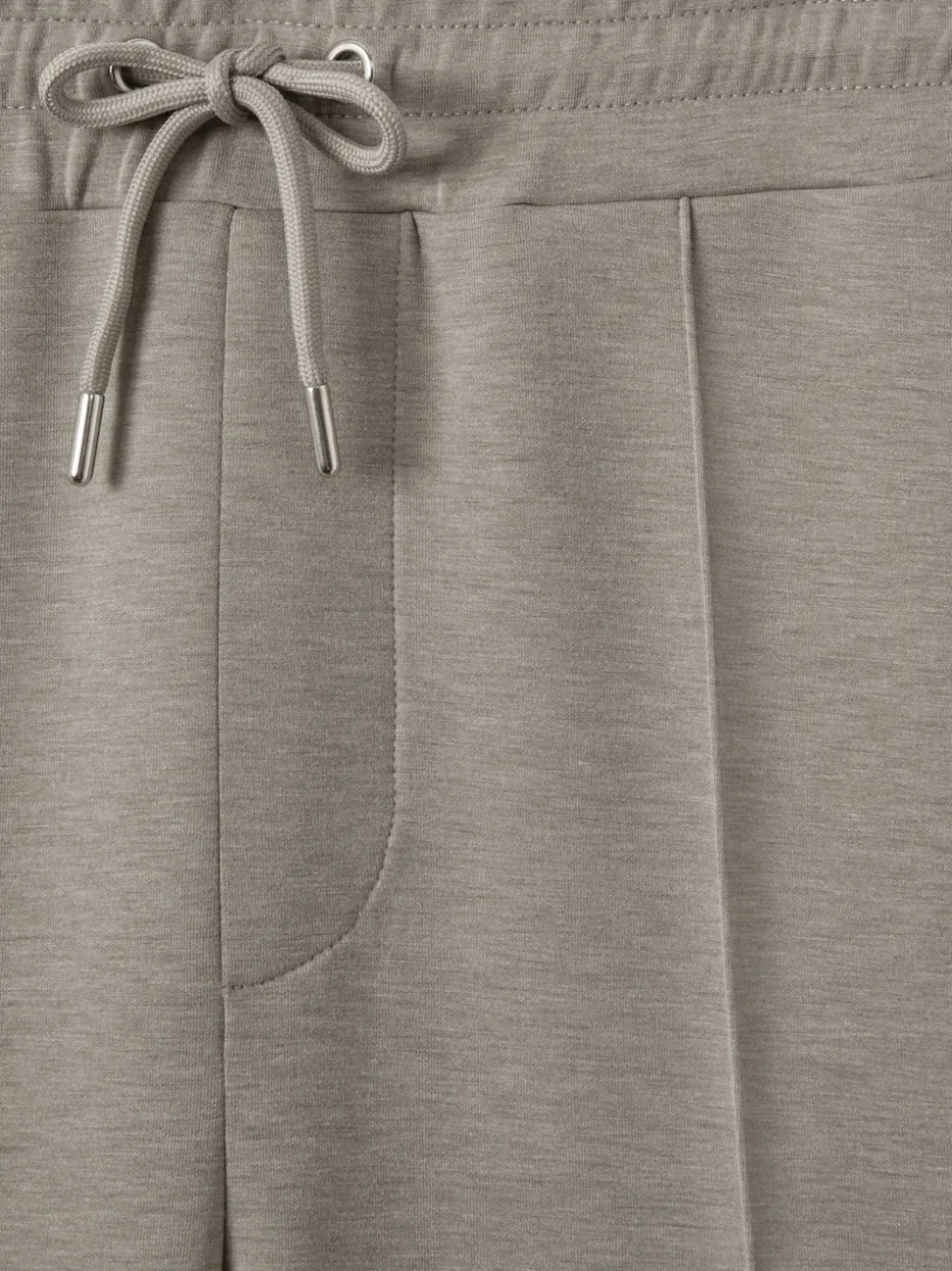 Reiss Taupe Premier Stretch-Jersey Tailored Joggers