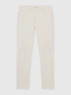 Reiss White Picton Cotton-Stretch Slim-Fit Jeans