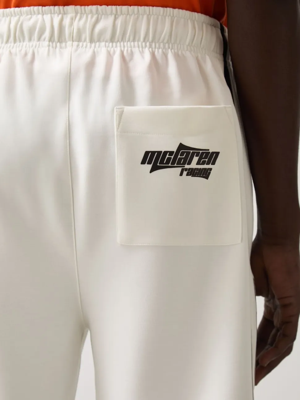 Reiss White Ride McLaren F1 Team Drawstring Shorts
