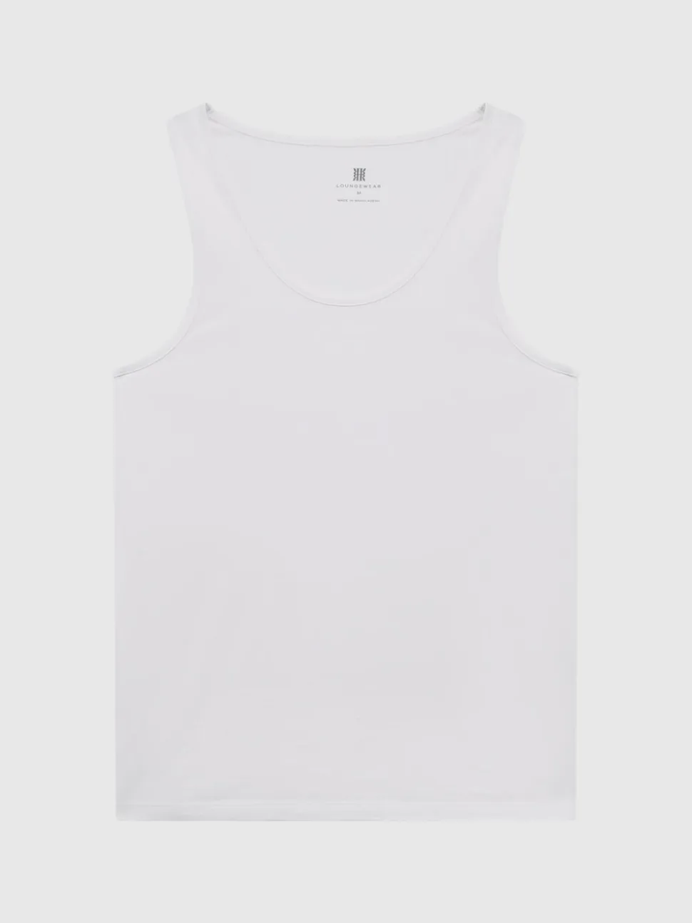 Reiss White Vinnie Cotton Stretch Vest