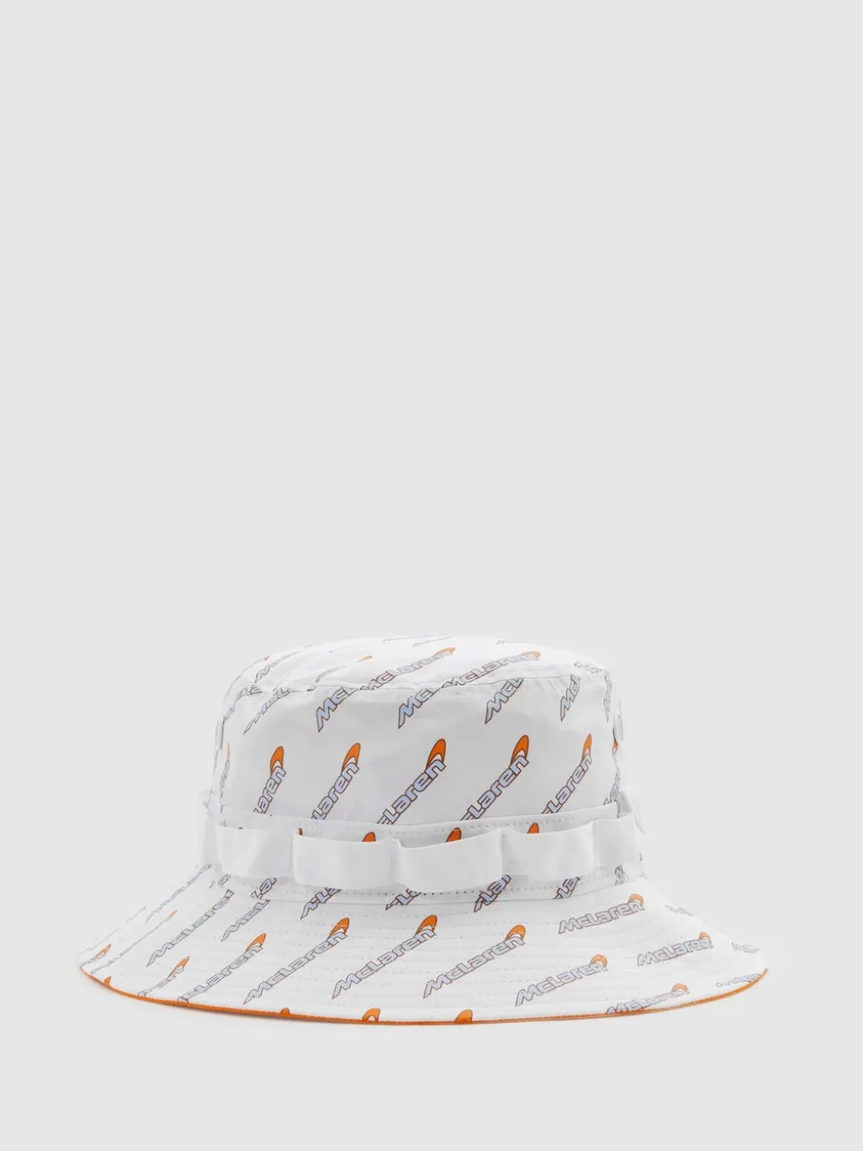 Reiss x McLaren F1 Team White McLaren F1 Printed Bucket Hat