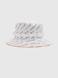 Reiss x McLaren F1 Team White McLaren F1 Printed Bucket Hat