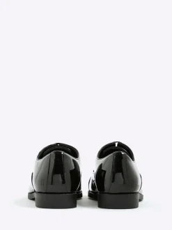 River Island Black Patent Derby Shoes